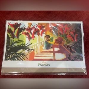 D23 EXPO Disney Exclusive Encanto Lithograph! Limited Edition! Stamped!